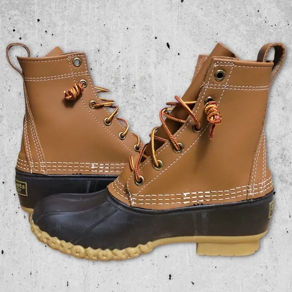 L. L. Bean 8" Duck Boots • NEW/NEVER WORN • Size 6 (fits more like a 7) - Picture 4 of 12